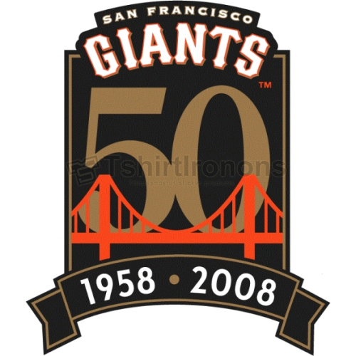 San Francisco Giants T-shirts Iron On Transfers N1888
